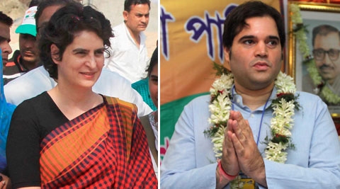 varun gandhi,priyanka gandhi,uttar pradesh elections,congress,bjp  గాంధీ వారసుల మధ్య  పోరు...!